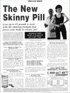 'Get Skinny' weight loss Advert